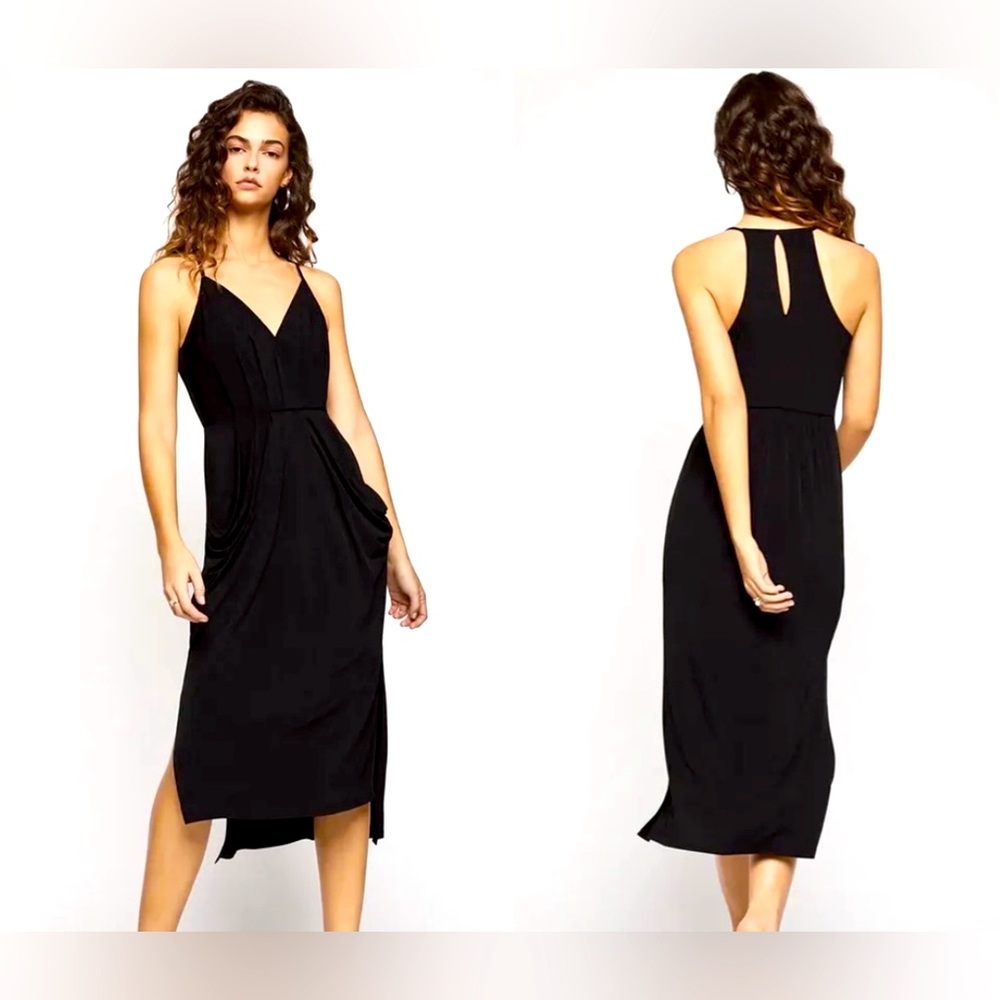 BCBG Generation Side Slit Midi Dress Size Medium